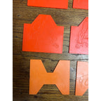 1979 Tomy Mighty Men Monster Maker Design Kit - Replacement Parts Lot