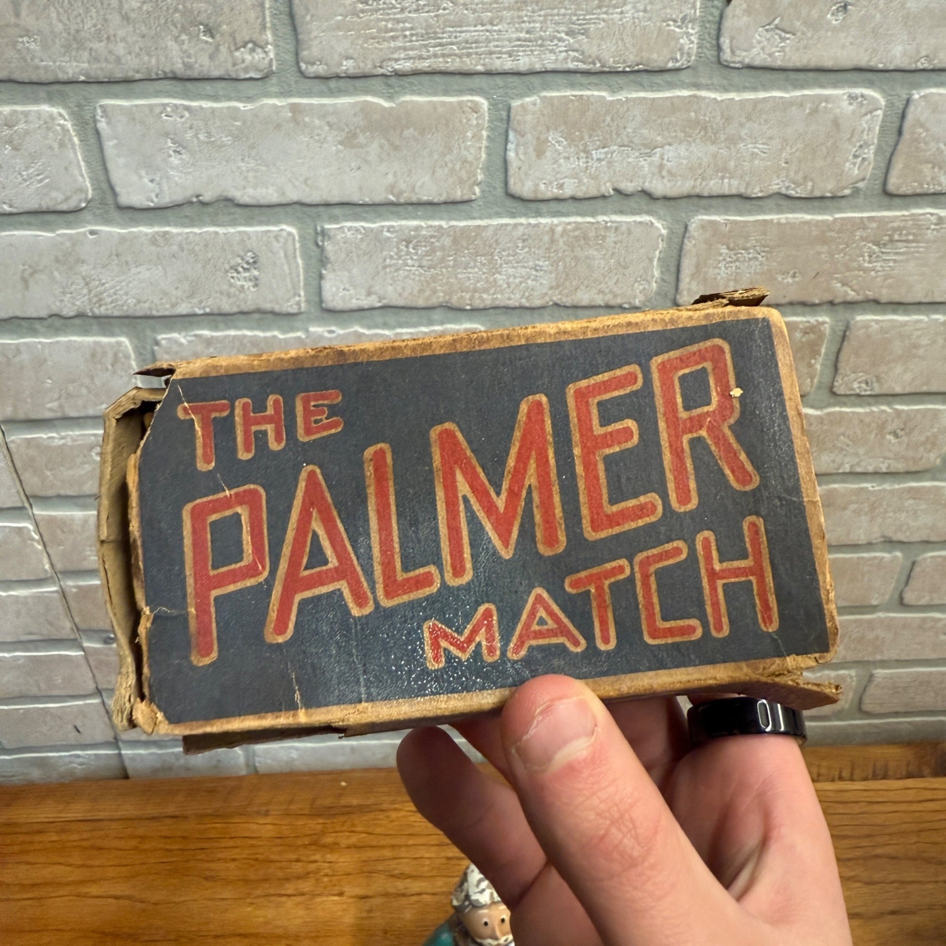 Vintage True American Matches Advertising Match Box w/ Matches Grocery Decor