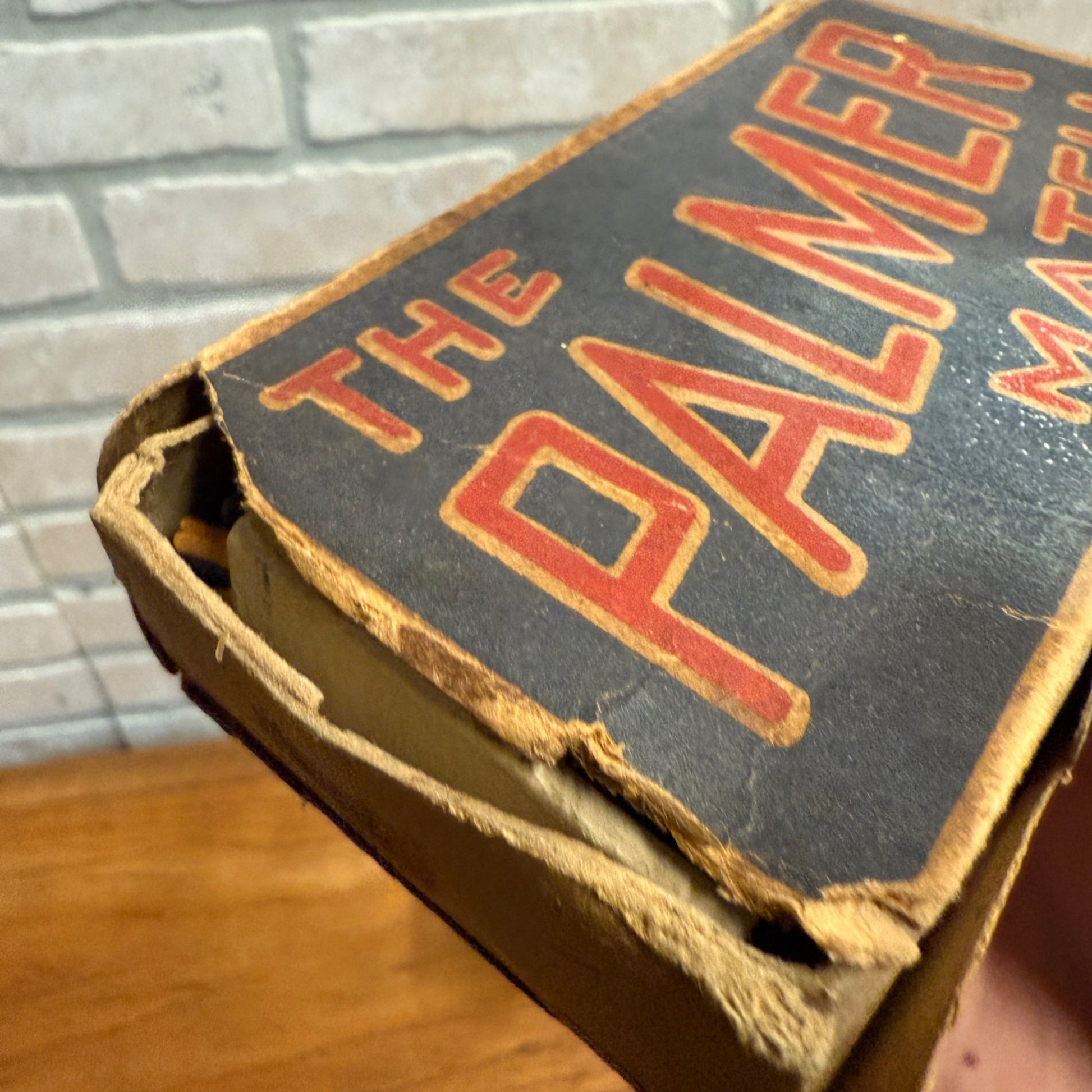 Vintage True American Matches Advertising Match Box w/ Matches Grocery Decor