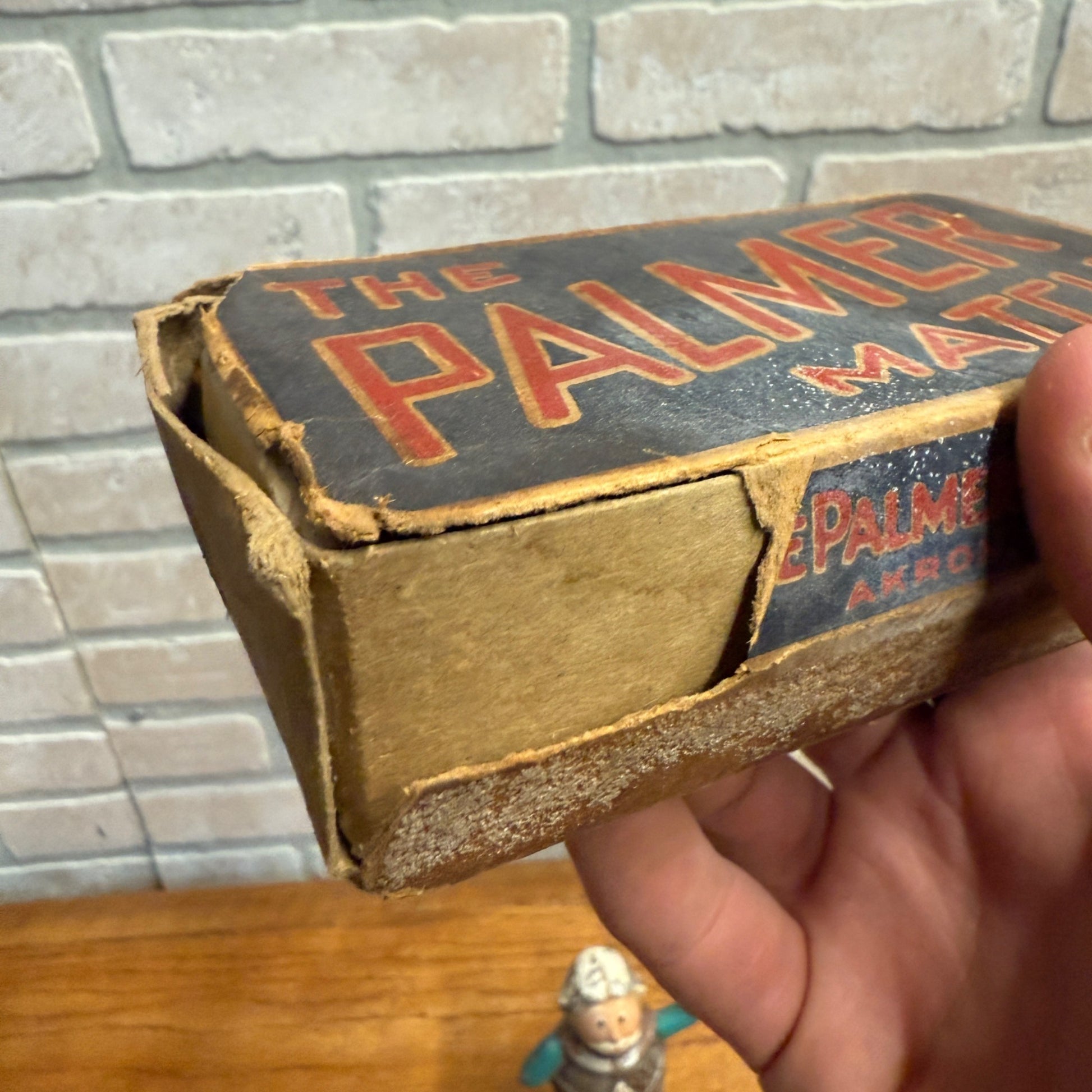 Vintage True American Matches Advertising Match Box w/ Matches Grocery Decor