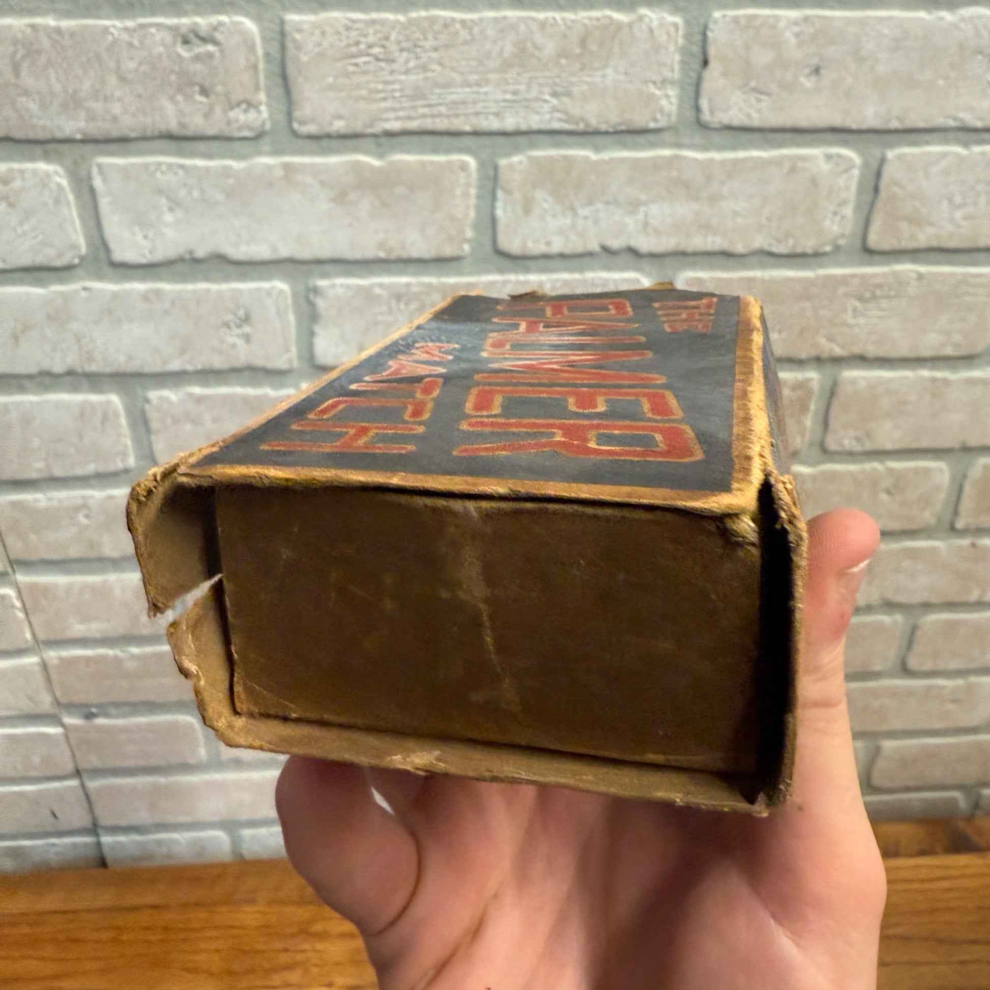 Vintage True American Matches Advertising Match Box w/ Matches Grocery Decor