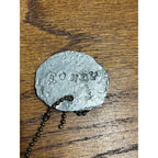 Vintage WWII Theatre Field Made? Dog Tag ID Handmade US Army