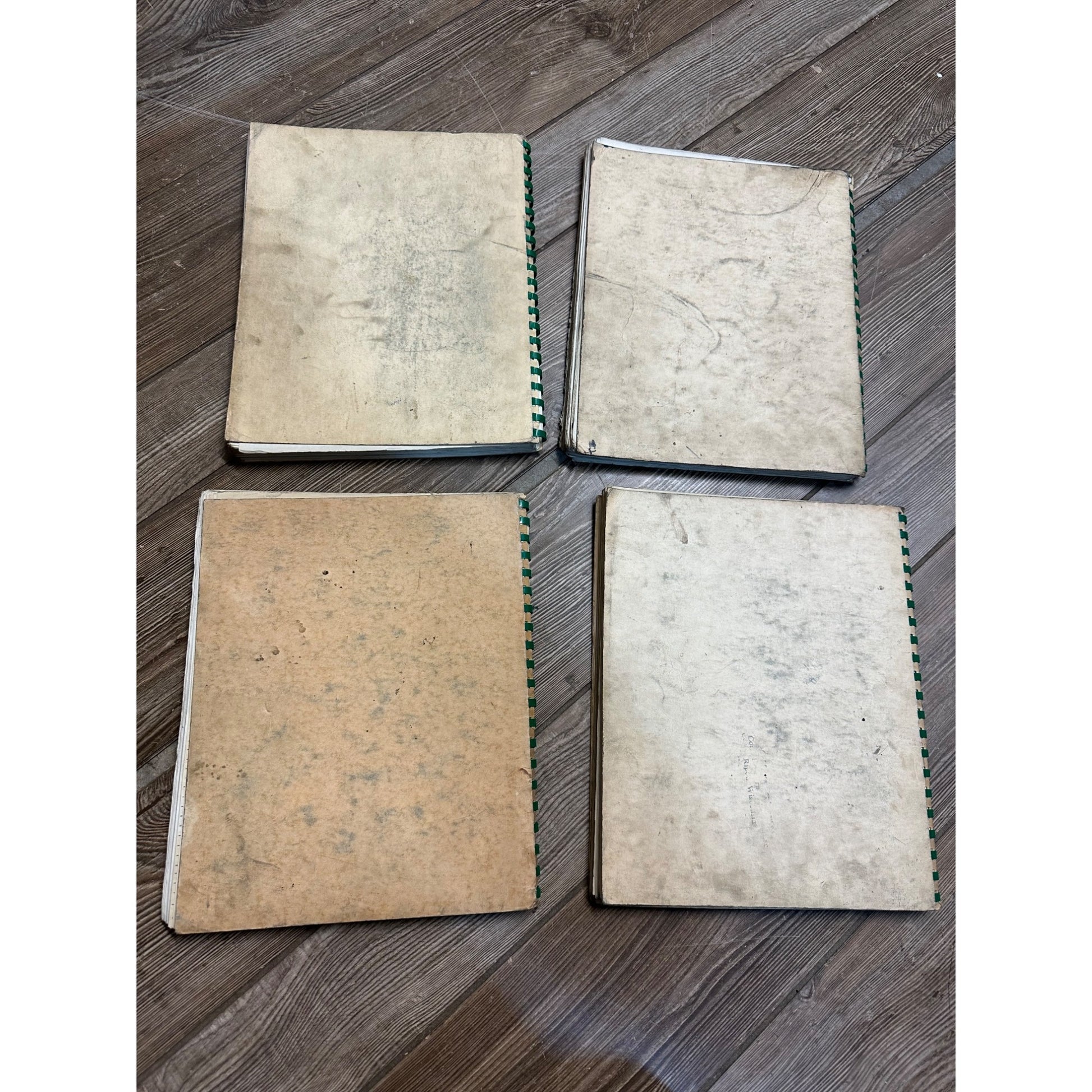 Vintage 1950s Standard Oil Service Station Report Transaction Log Books Lot (4)