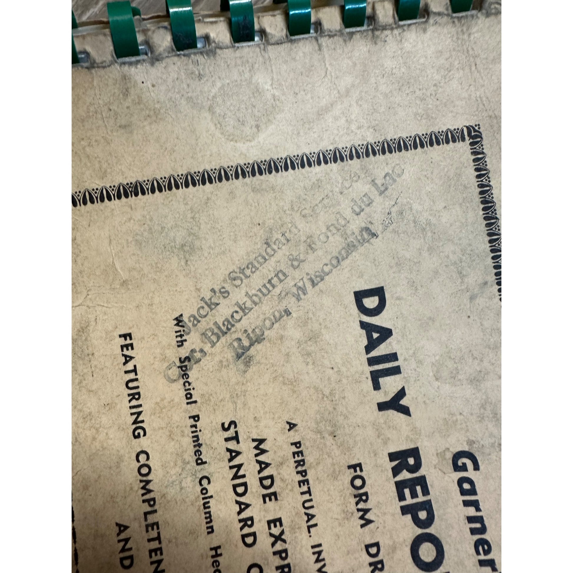 Vintage 1950s Standard Oil Service Station Report Transaction Log Books Lot (4)