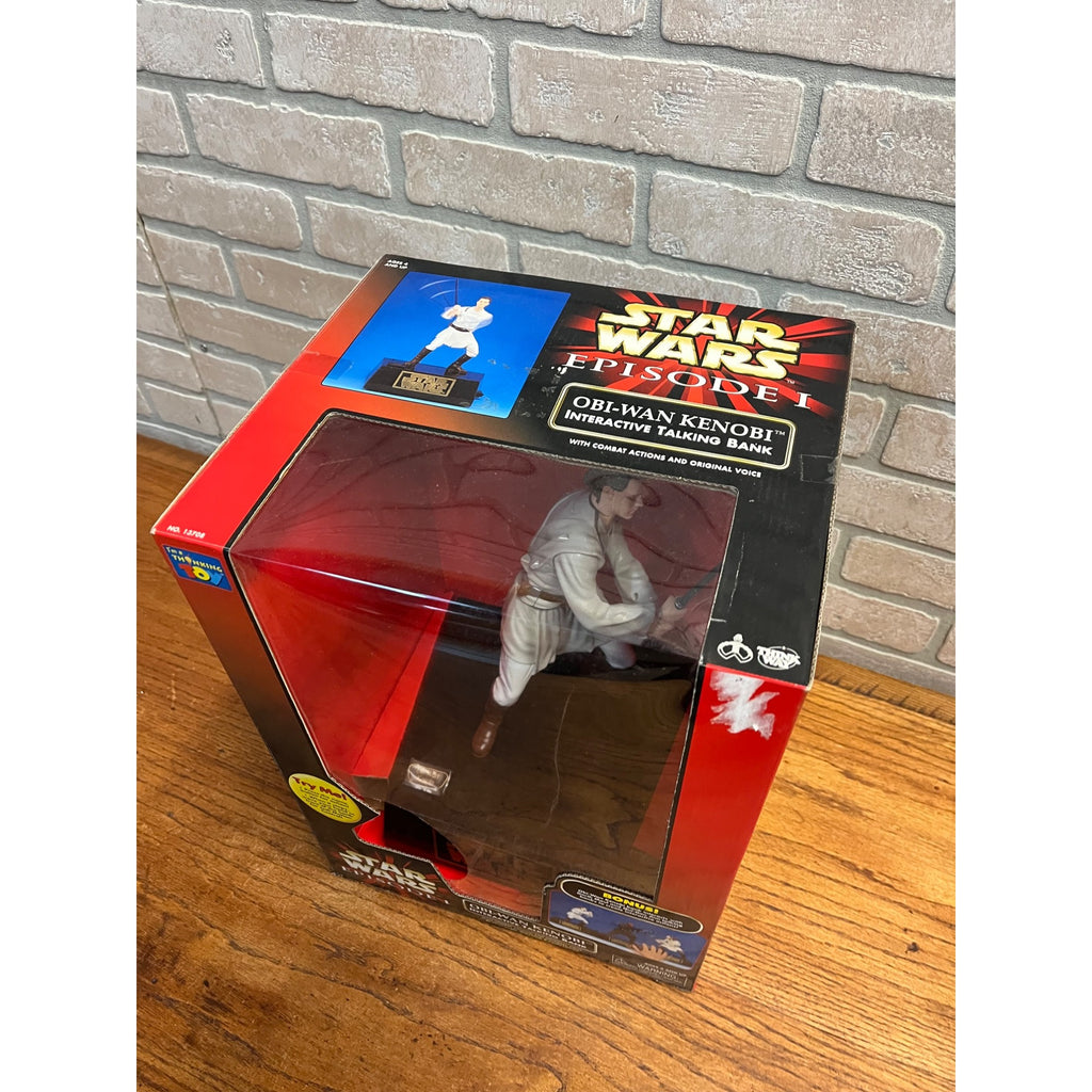 Star Wars Episode I Obi-Wan Kenobi Interactive Talking Bank Action Figure