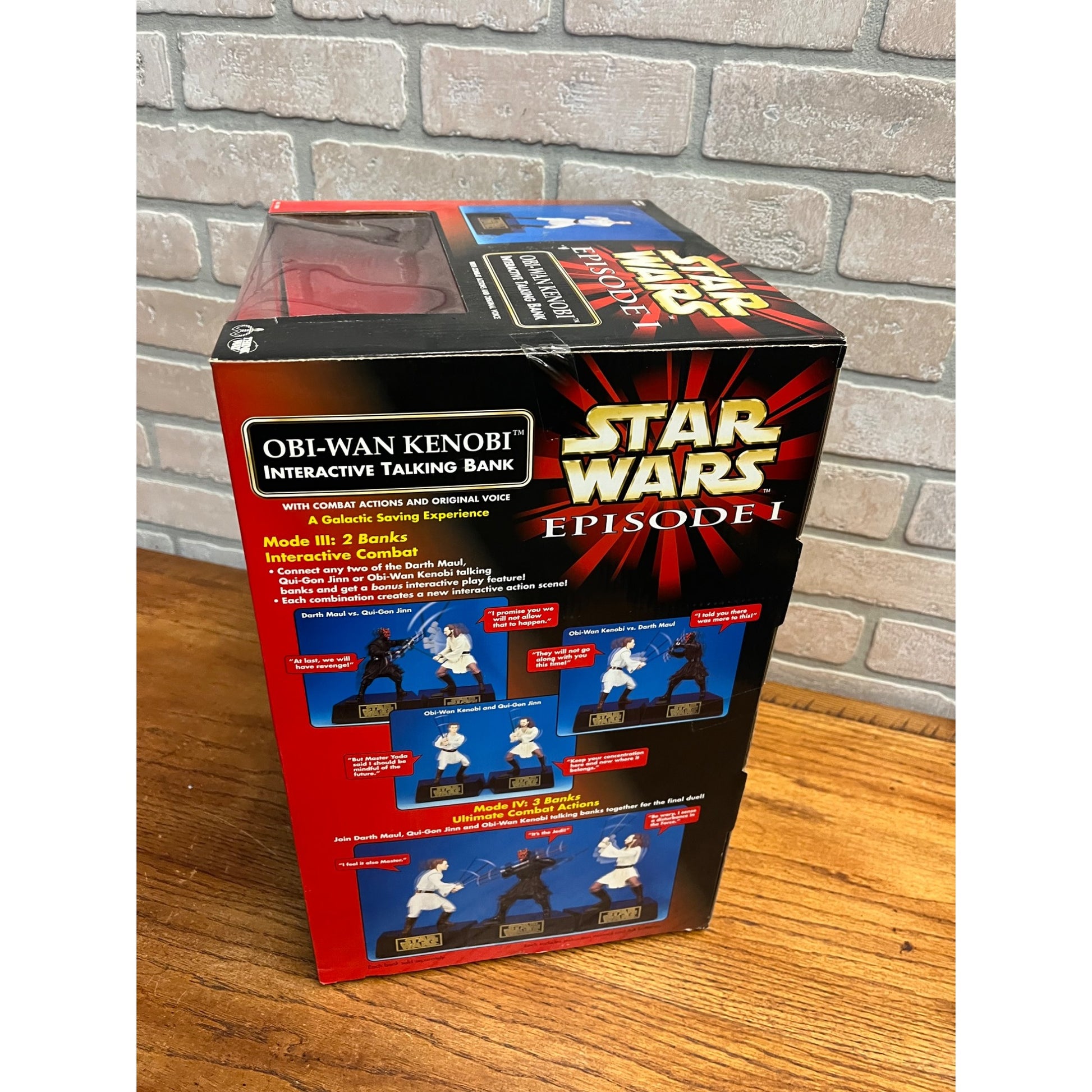 Star Wars Episode I Obi-Wan Kenobi Interactive Talking Bank Action Figure