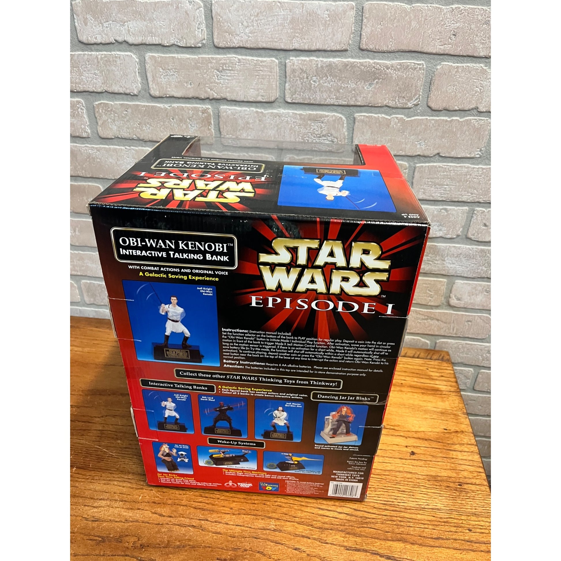 Star Wars Episode I Obi-Wan Kenobi Interactive Talking Bank Action Figure