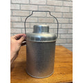 Vintage Aluminum Glass Insulated Picnic Jug Thermos Half Gallon MCM