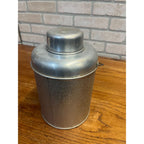 Vintage Aluminum Glass Insulated Picnic Jug Thermos Half Gallon MCM