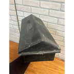 Vintage US Mail Colonial Wall Mount Cast Aluminum Mailbox Letter Box