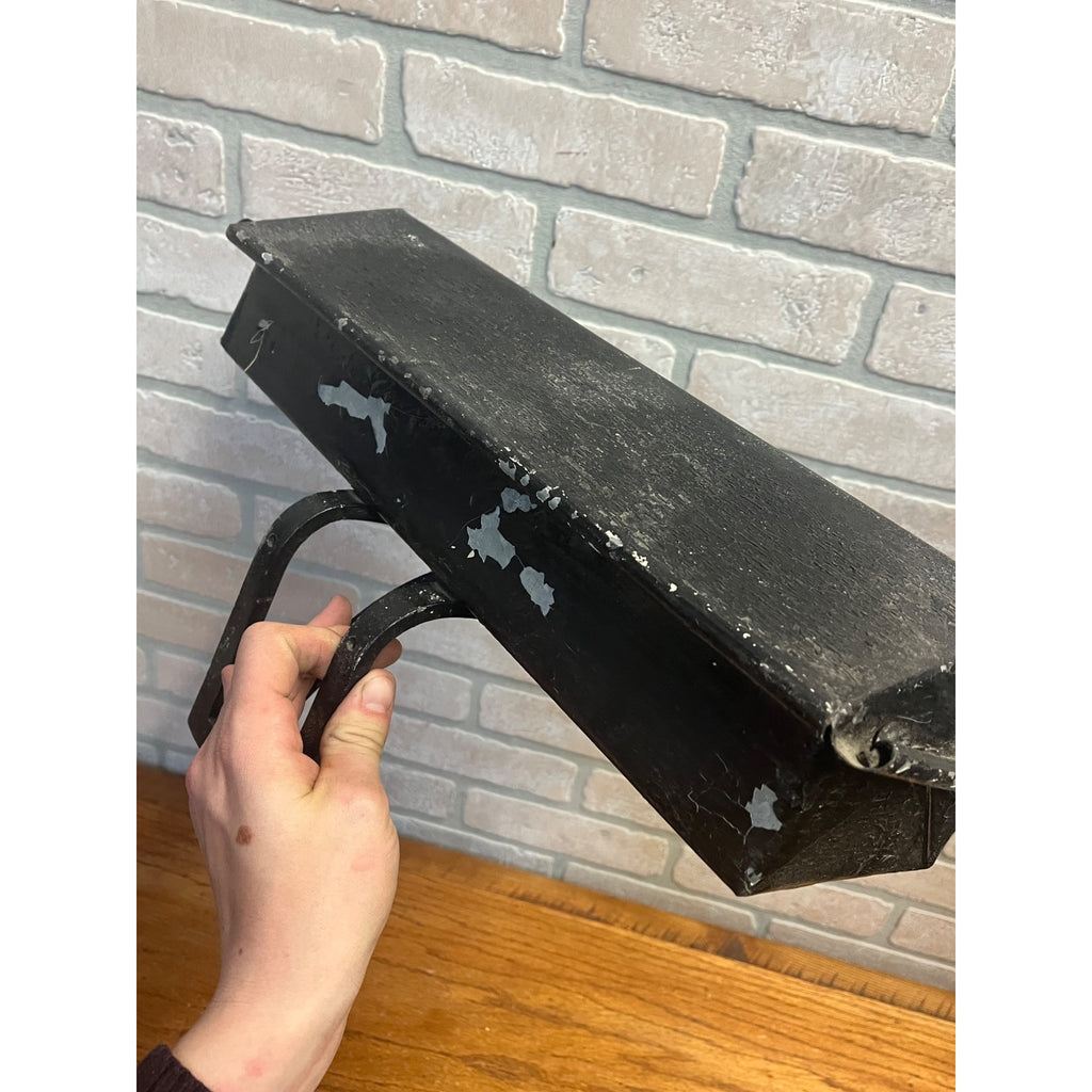 Vintage US Mail Colonial Wall Mount Cast Aluminum Mailbox Letter Box