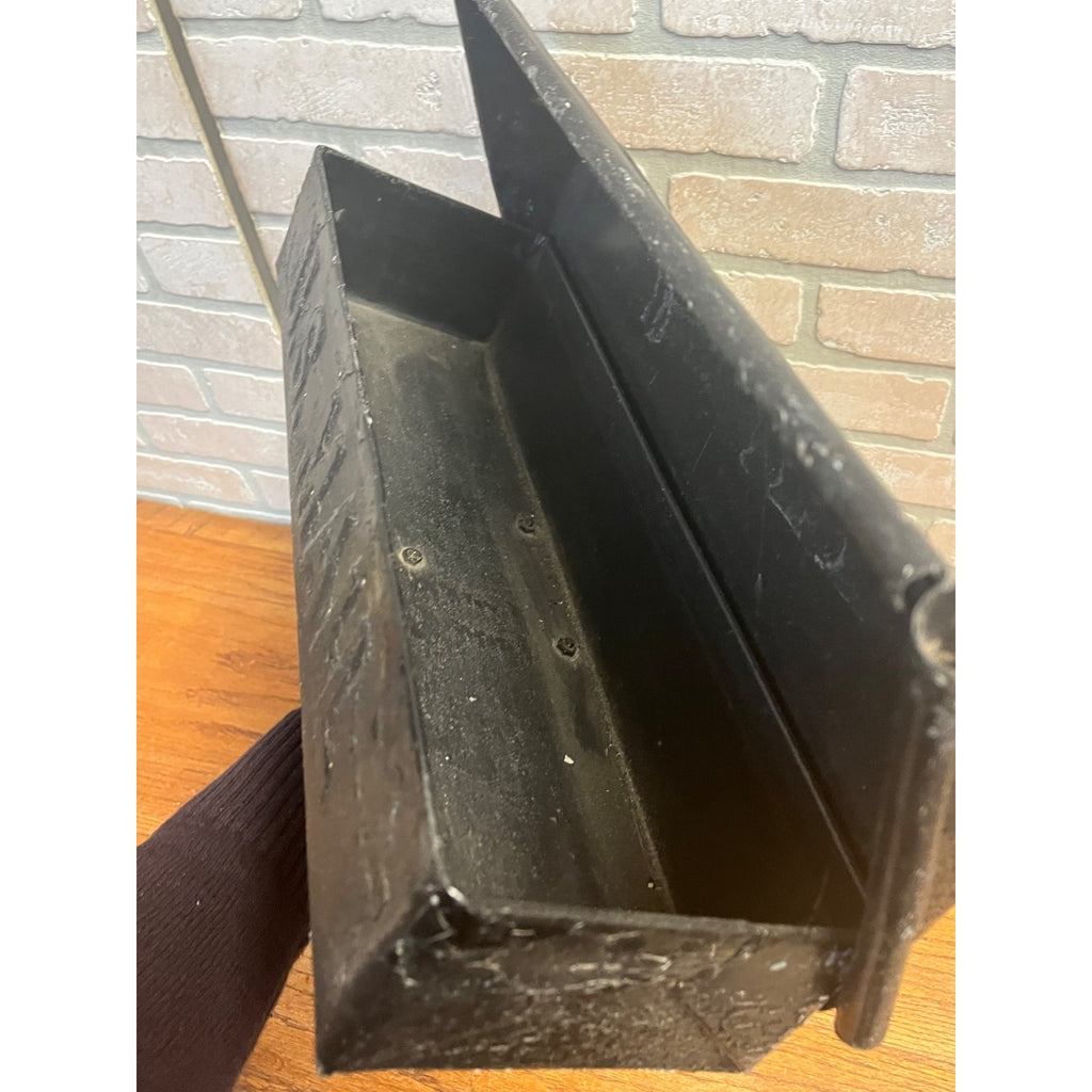 Vintage US Mail Colonial Wall Mount Cast Aluminum Mailbox Letter Box