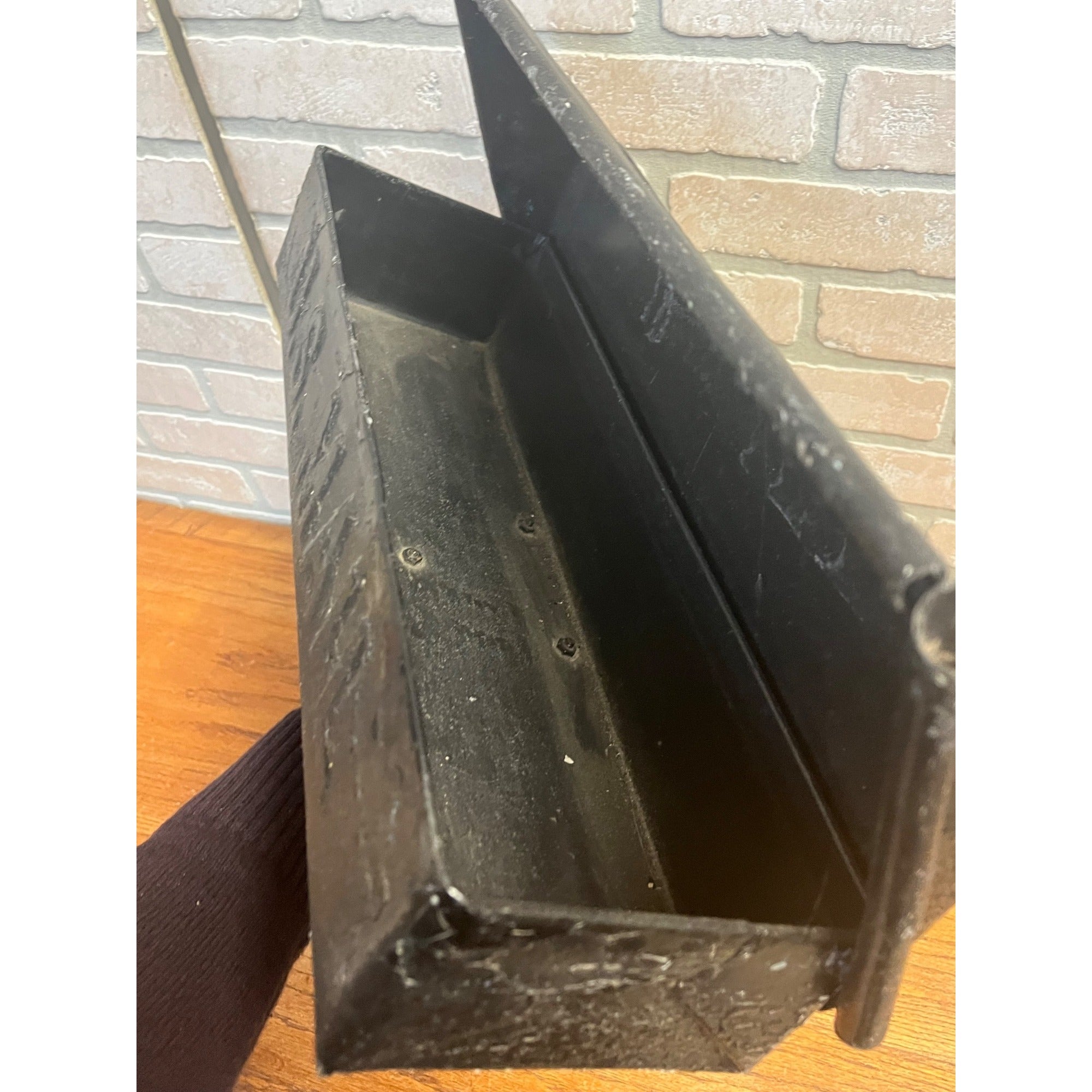 Vintage US Mail Colonial Wall Mount Cast Aluminum Mailbox Letter Box