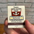 Anchor Inn Supper Club Cocktails Oshkosh Wisconsin Matchbook