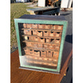 Vintage Premier Apothecary Drug Store Display Cabinet w/ Drawers Advertising
