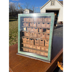 Vintage Premier Apothecary Drug Store Display Cabinet w/ Drawers Advertising