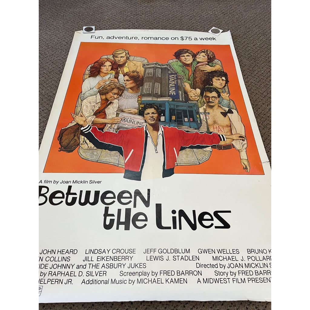 Vintage 1977 Between the Lines One-Sheet Original Movie Poster 27x41