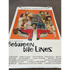 Vintage 1977 Between the Lines One-Sheet Original Movie Poster 27x41