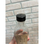 Vintage Forest Junction Wisconsin Medicine Glass Bottle Paper Label