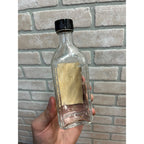 Vintage Forest Junction Wisconsin Medicine Glass Bottle Paper Label