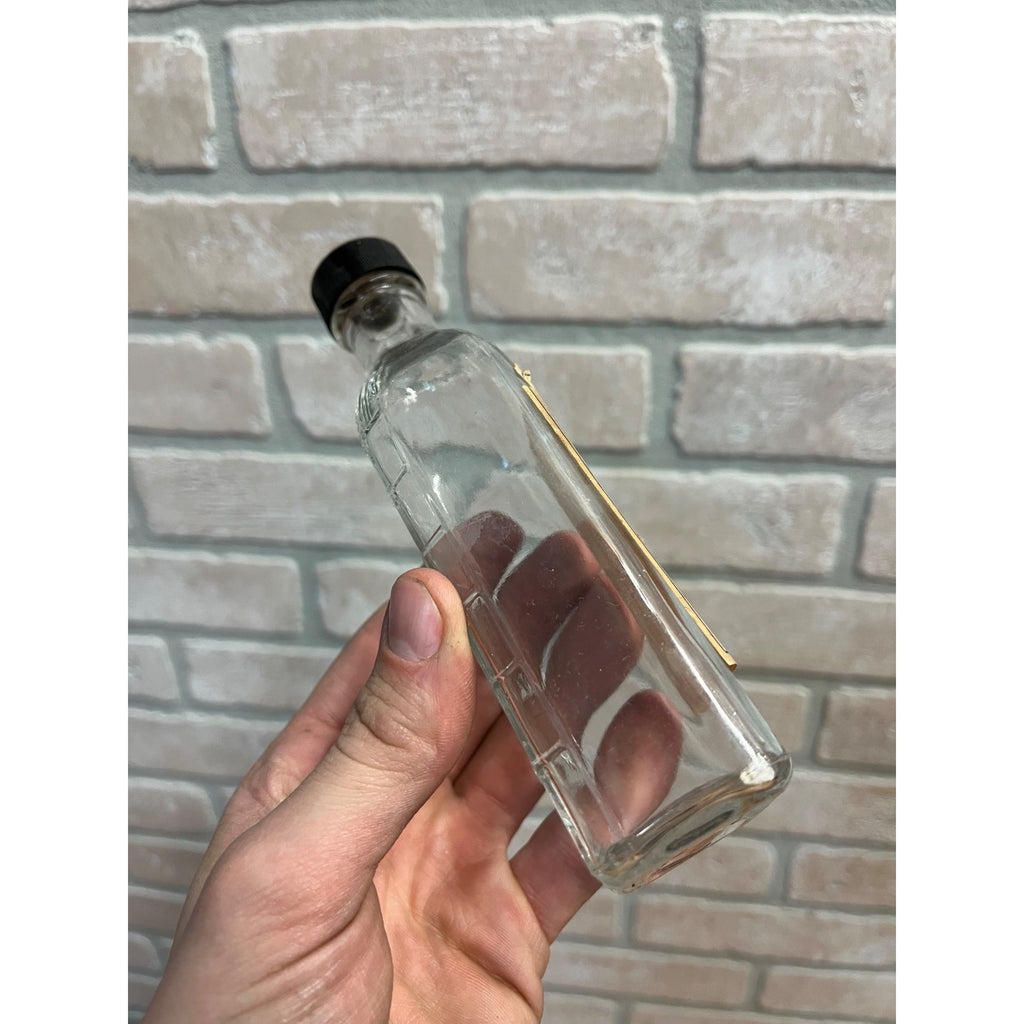 Vintage Forest Junction Wisconsin Medicine Glass Bottle Paper Label