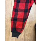 Vintage 70s Red Flannels Distressed Malone Pans Flannel Wool Fall Heavy duty Pants Trousers