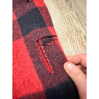 Vintage 70s Red Flannels Distressed Malone Pans Flannel Wool Fall Heavy duty Pants Trousers
