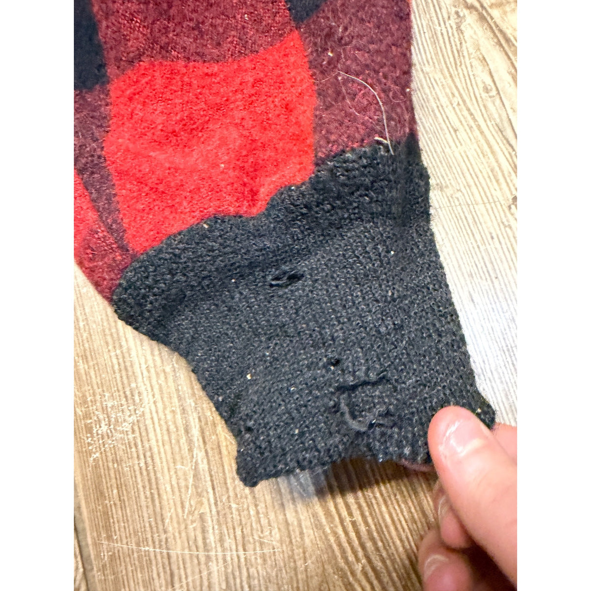 Vintage 70s Red Flannels Distressed Malone Pans Flannel Wool Fall Heavy duty Pants Trousers