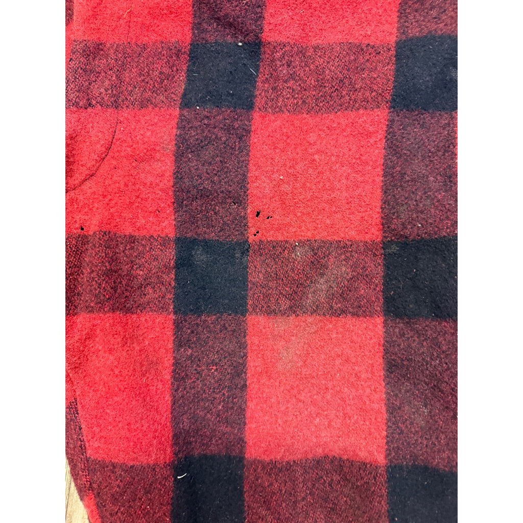 Vintage 70s Red Flannels Distressed Malone Pans Flannel Wool Fall Heavy duty Pants Trousers