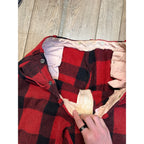 Vintage 70s Red Flannels Distressed Malone Pans Flannel Wool Fall Heavy duty Pants Trousers