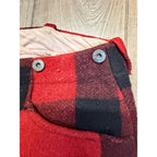 Vintage 70s Red Flannels Distressed Malone Pans Flannel Wool Fall Heavy duty Pants Trousers