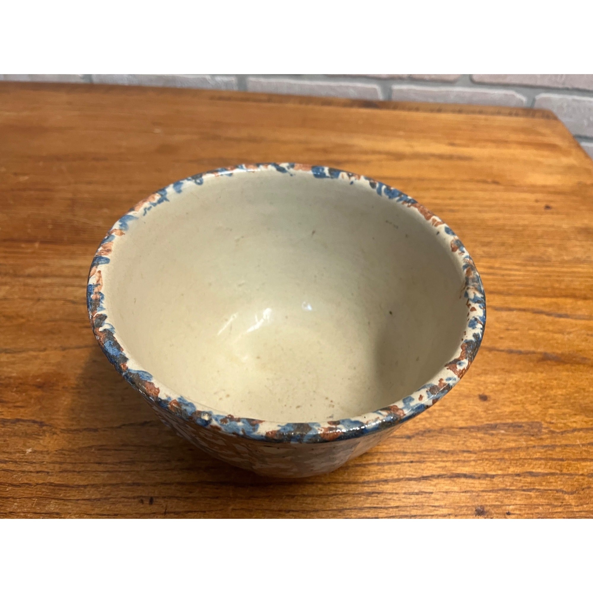 Vintage Red Wing Stoneware Co. Sponegware Mixing Bowl 7.5" x 4.5"