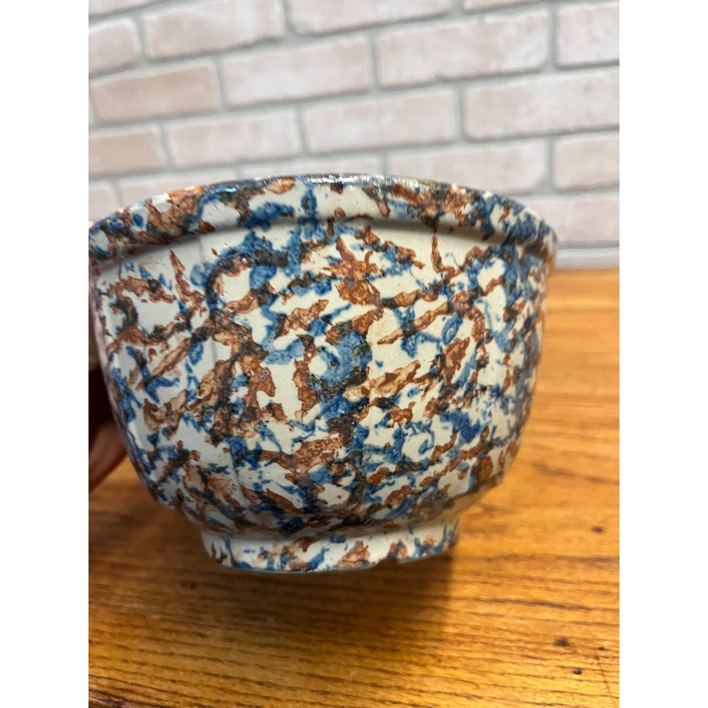 Vintage Red Wing Stoneware Co. Sponegware Mixing Bowl 7.5" x 4.5"