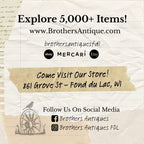 Vintage Red Wing Stoneware Co. Sponegware Mixing Bowl 7.5" x 4.5"