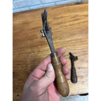 Antique Vintage Wood Handle Saw Set Tools