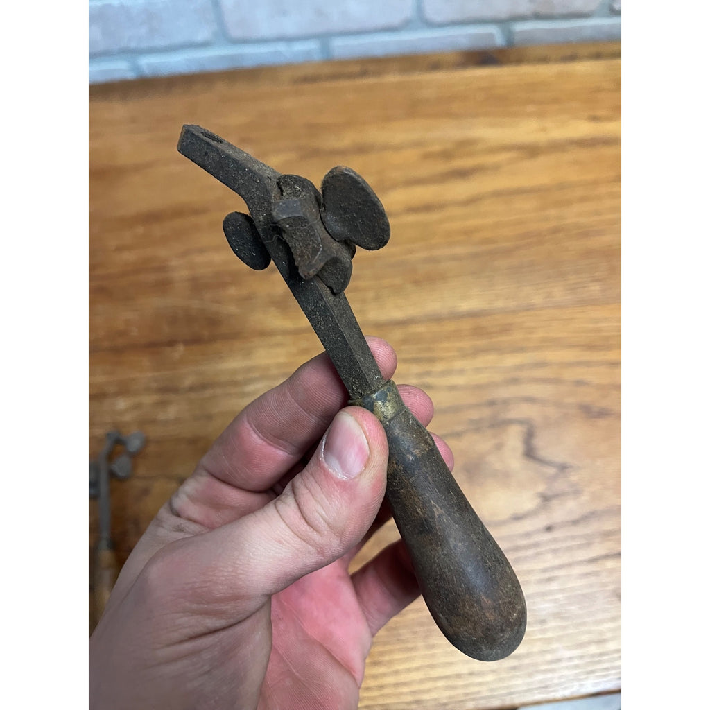 Antique Vintage Wood Handle Saw Set Tools