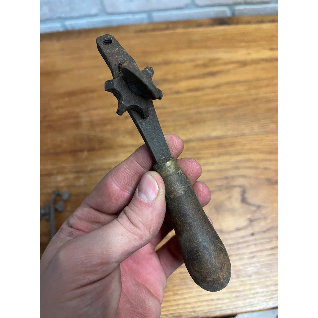 Antique Vintage Wood Handle Saw Set Tools