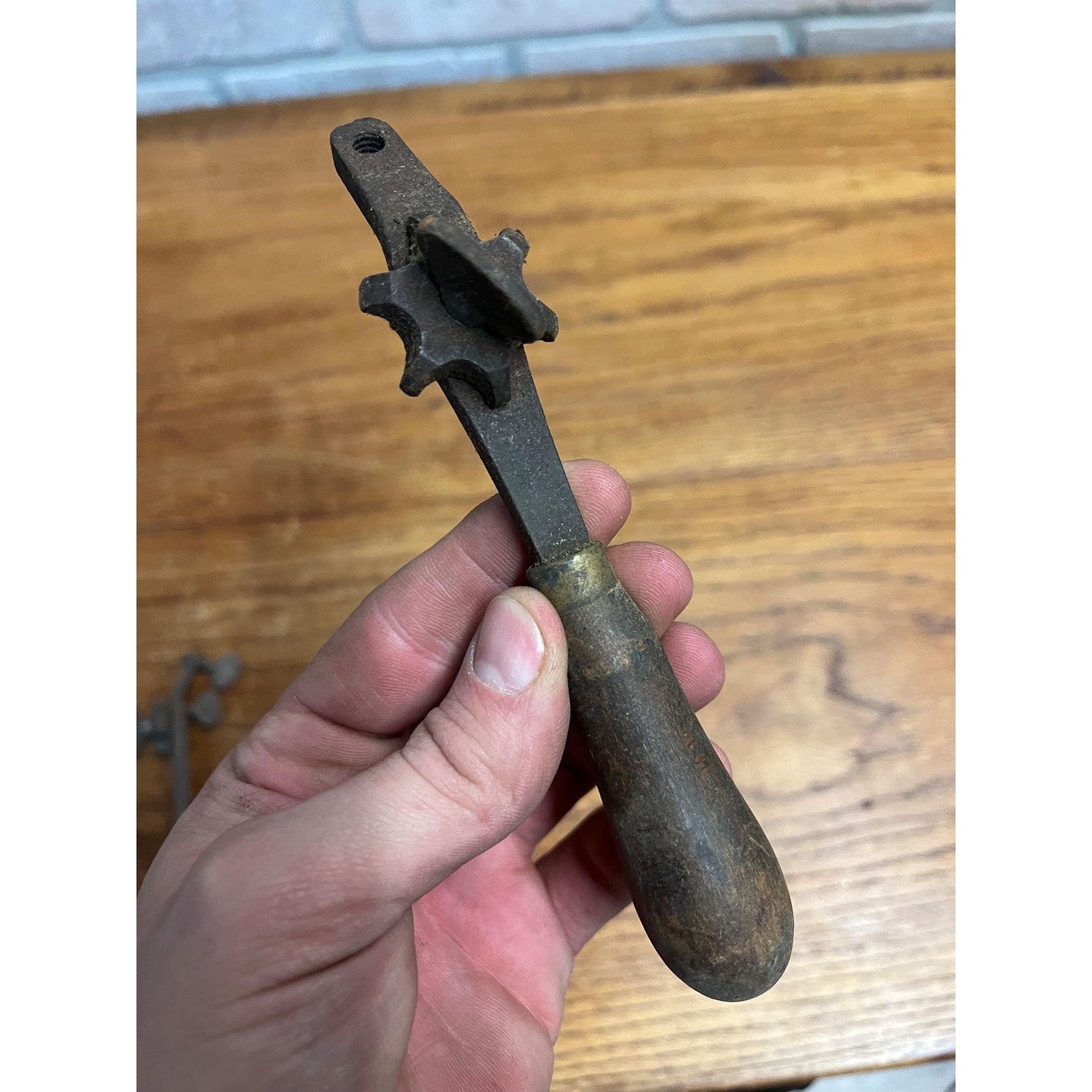 Antique Vintage Wood Handle Saw Set Tools