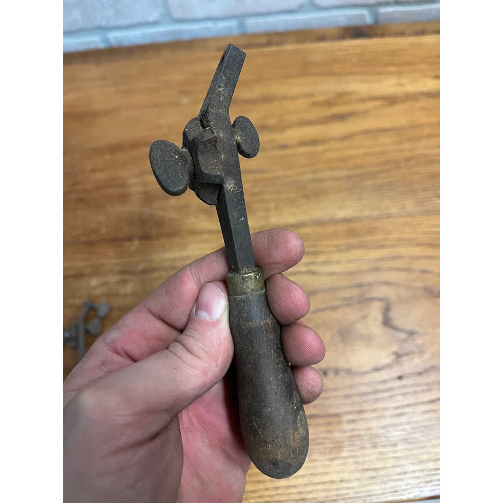 Antique Vintage Wood Handle Saw Set Tools