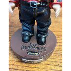 Vintage Lee Dungarees Buddy Lee Advertising Doll Bobblehead Figure Red Plaid