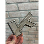 Mack Truck Metal Letter "K” Emblem - 4MR33-P4 - OEM Original Pebbled