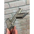 Mack Truck Metal Letter "K” Emblem - 4MR33-P4 - OEM Original Pebbled