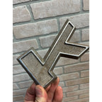 Mack Truck Metal Letter "K” Emblem - 4MR33-P4 - OEM Original Pebbled