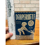 Antique Unopened Diaperwite Laundry Soap Cleaner Detergent Box Baby & Bunny