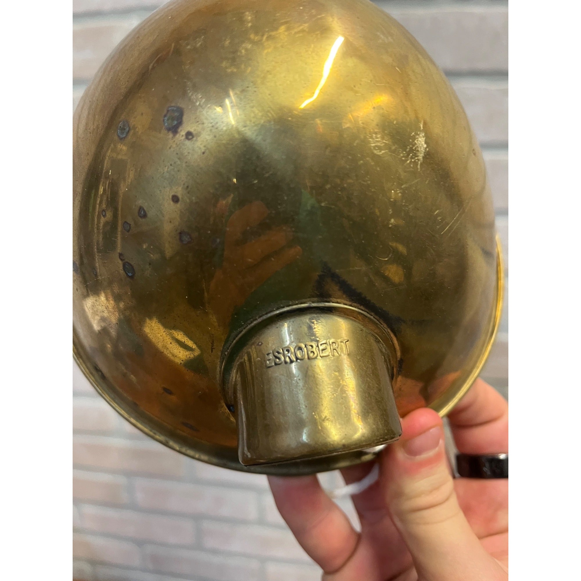 Esrobert Brass Faries Industrial Age Lamp Part Light Shade Brass