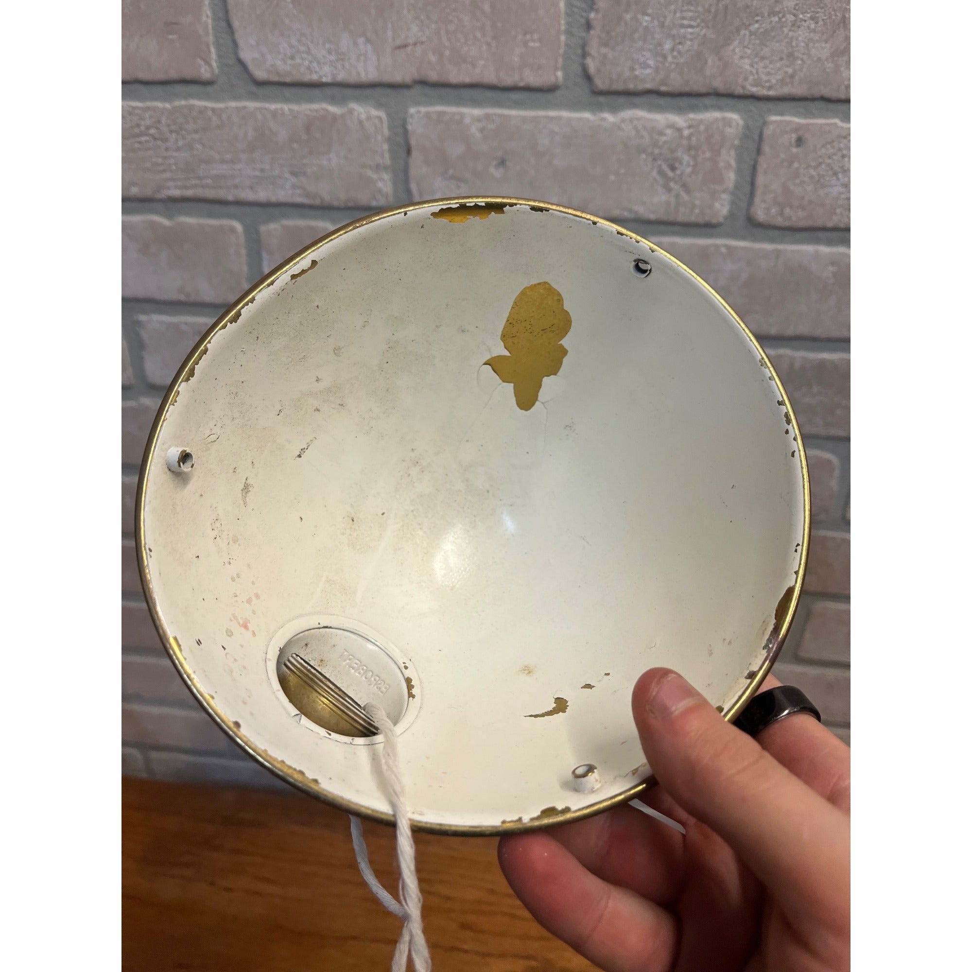 Esrobert Brass Faries Industrial Age Lamp Part Light Shade Brass