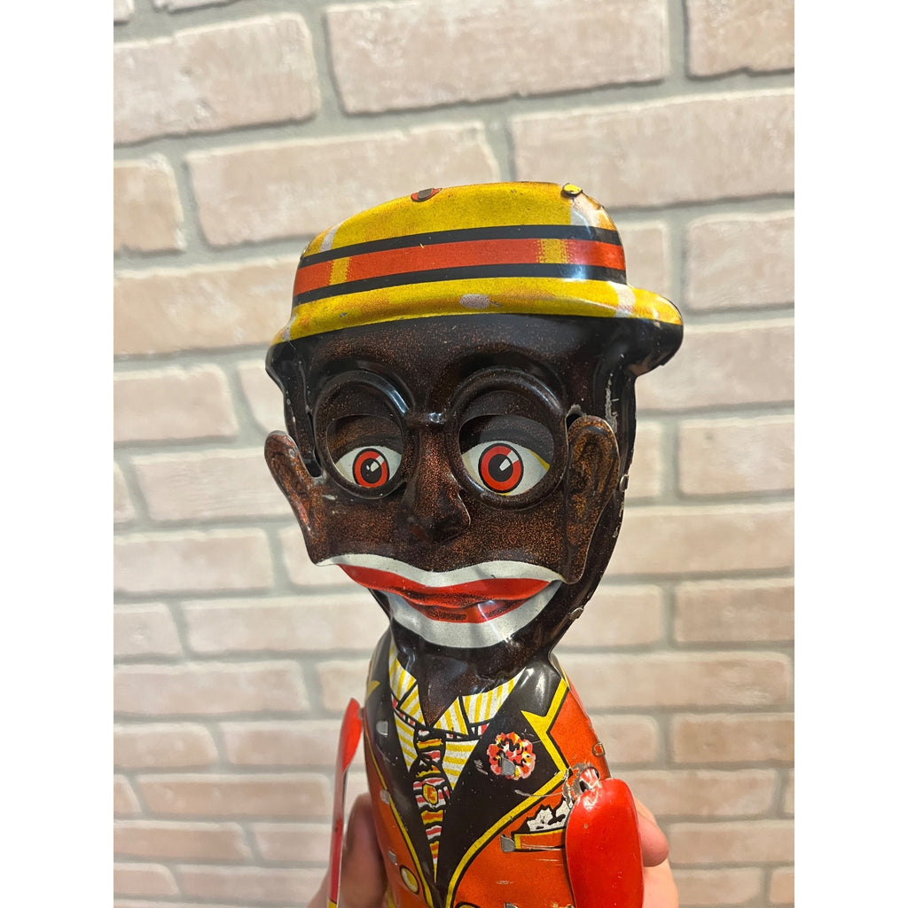 RARE Vintage Louis Marx & Co. Mammy's Boy Wind Up Tin Litho Walker Toy