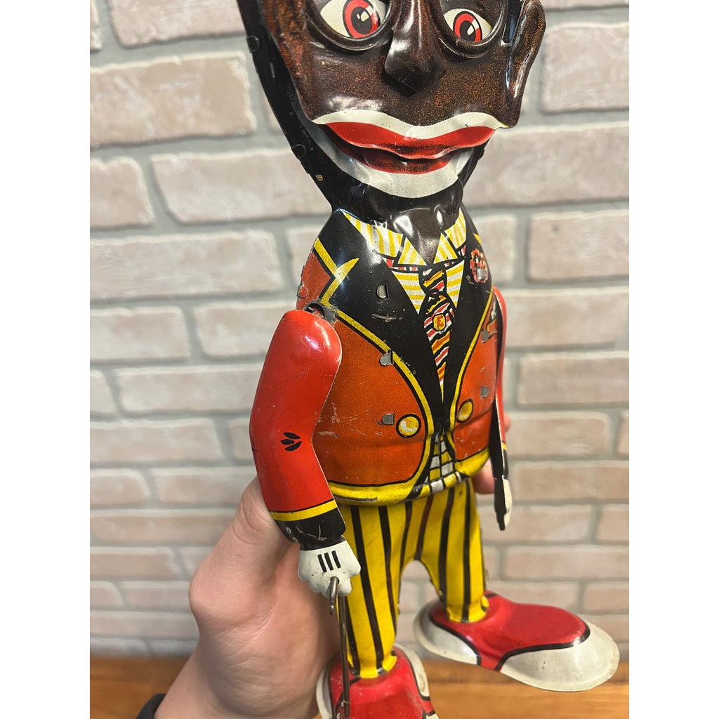 RARE Vintage Louis Marx & Co. Mammy's Boy Wind Up Tin Litho Walker Toy