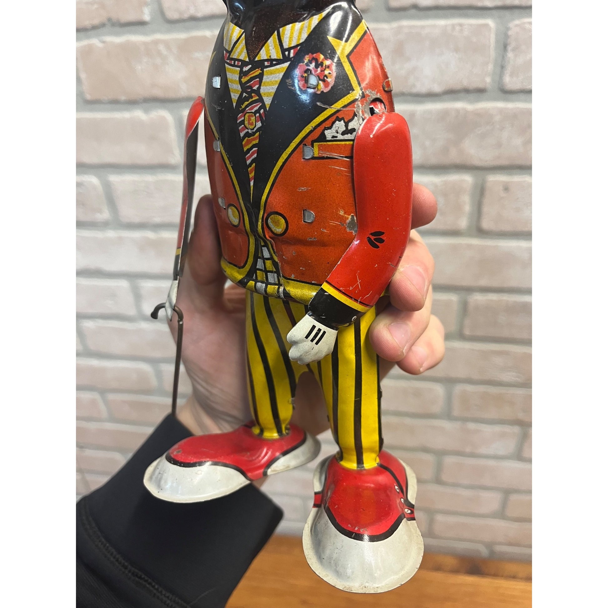 RARE Vintage Louis Marx & Co. Mammy's Boy Wind Up Tin Litho Walker Toy