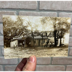 RARE Hotel Captain Hinz Oconomowoc Wis Nemahbin Lake RPPC Postcard Waukesha Beer